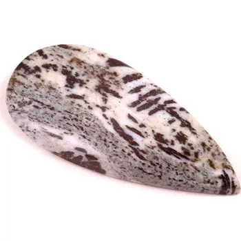 Přírodní kámen Kabošon Hornblende č.6369 (40x19x5mm)