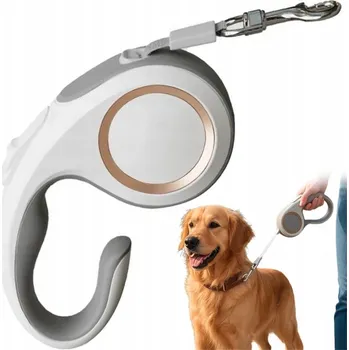 Vodítko pro psa AUTOMATICKÉ VODÍTKO PRO PSY 5 M TELESKOPICKÉ 360° SKLOPNÉ, PROTISKLUZOVÉ