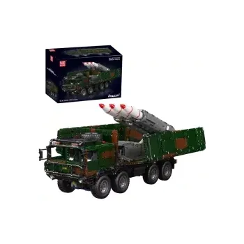 ostatní stavebnice Mobilní R/C raketové odpalovací zažízení MLV-8x4 Mould King 20045 - Military