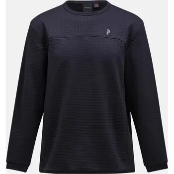 Pánská mikina MIKINA PEAK PERFORMANCE M TRAIL POLARTEC CREW BLACK