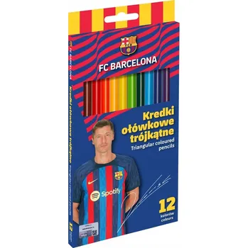 Pastelka Pastelky Astra Balení 12 ŠKOLNÍCH PASTELEK FC Barcelona 12 ks