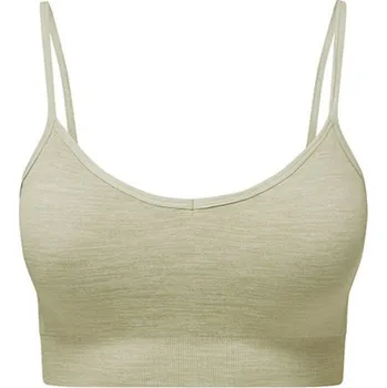 Podprsenka TriDri® Dámská sportovní bezešvá podprsenka TR510 Sage Green Melange S