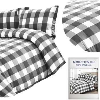 Povlečení Povlečení 200x220 3dílné Bavlněný satén Aida Sada 2x Povlak na polštář