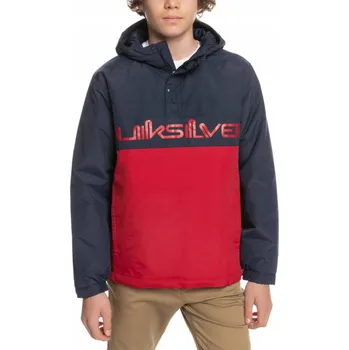 Chlapecká bunda Chlapecká přechodová bunda QUIKSILVER nepromokavá lehká s kapucí, velikost 10 let