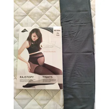 Dámské punčochy Punčocháče Gatta Mamma grafit 40 DEN, velikost 4-L