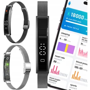 Hodinky HODINKY CHYTRÉ HODINKY ČERNÉ DÁMSKÉ HODINKY BLACK VOLÁNÍ MENU SMART PL PÁSEK 5G