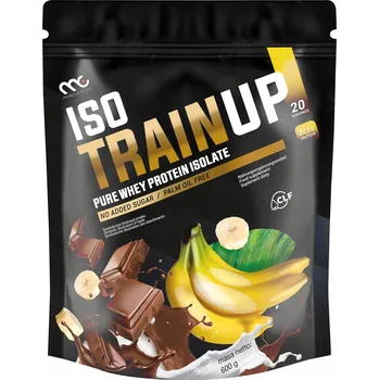 Protein MUSCLE CLINIC ISO TRAIN UP 600g Proteinový izolát 92g ČOKOLÁDA-BANÁN