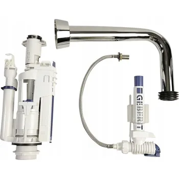 Klozet CLASSIC splachovací mechanismus k WC nádržce nízké, chrom (BZCR)