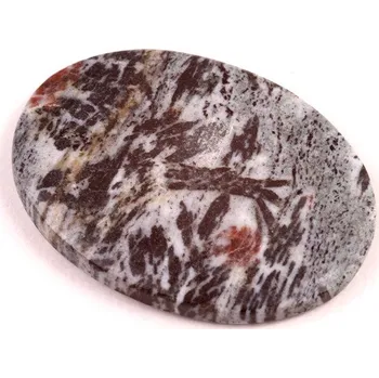 Přírodní kámen Kabošon Hornblende č.6365 (41x30x5mm)