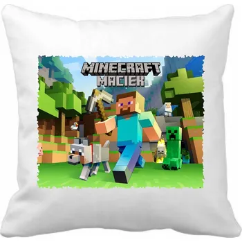 Polštář Polštář filmový, herní, knižní, komiksový, hudební Minecraft 40 x 40 cm