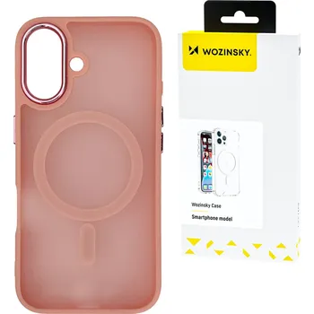 Pouzdro na mobilní telefon Wozinsky Fashion Case MagSafe pro Samsung Galaxy S25 - růžový