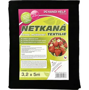 Mulčovací textilie Mulčovací textilie (proti plevelu) černá 5 x 3,2 m 45 g/m2
