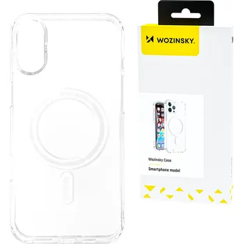 Pouzdro na mobilní telefon Wozinsky Ultra Clear MagSafe Case pro Samsung Galaxy S25+ – čirý
