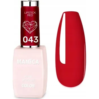 Lak na nehty Manica Hybridní lak - Lipstick Red 043 10ml manikúra pedikúra