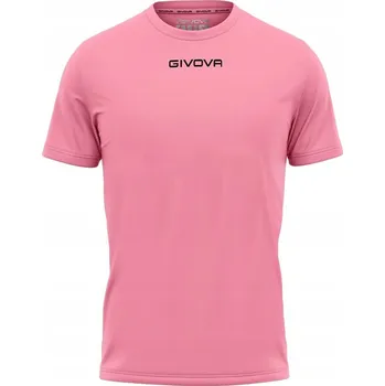 Pánská móda Tréninkové tričko s krátkým rukávem Givova XL růžové