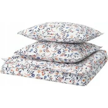 Povlečení IKEA BRUDKRUSBÄR Sada povlečení 200x200/50x60 vícebarevná/květinový vzor