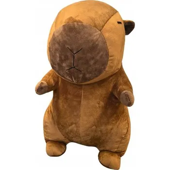 plyšák KAPYBARA Velká hnědá KAPYBARA 62 CM Měkký PLYŠÁK PLYŠOVÝ MAZLÍČEK PŘÍTULNÍČEK PRO DĚTI