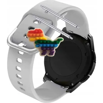 Pouzdro na mobilní telefon Pásek Řemínek pro Garett Sport 17, Silikon Šedý Poutko, nastavitelný