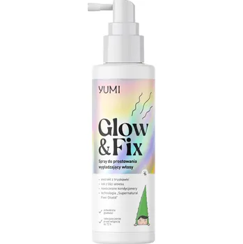 Stylingový přípravek Yumi Glow&Fix vyhlazující sprej na narovnání vlasů, 100 ml