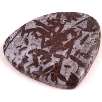 Přírodní kámen Kabošon Hornblende č.6354 (28x32x5mm)