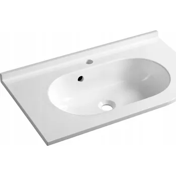 Umyvadlo Rohové asymetrické umyvadlo Sapho bílé