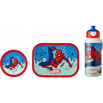 Svačinový box Sada lahev na pití a svačinový box Mepal Spider-Man 1450 ml