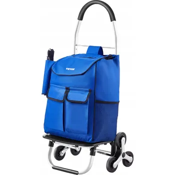 Nákupní taška VEVOR nákupní taška na kolečkách, látková, bez vzoru