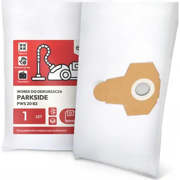 Sáček do vysavače SÁČEK do vysavače Parkside PWS 20 B2 Syntetický flísový pytel G9