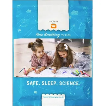 Ortodontické náplasti Myotape S pro děti, originální, 90 ks, béžové, na ústa