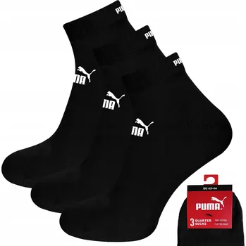 Pánské ponožky Ponožky Puma černé, velikost 35-38