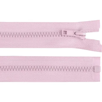 Zip Kostěný zip No 5 délka 35 cm bundový, malé, 165 fialová sv.