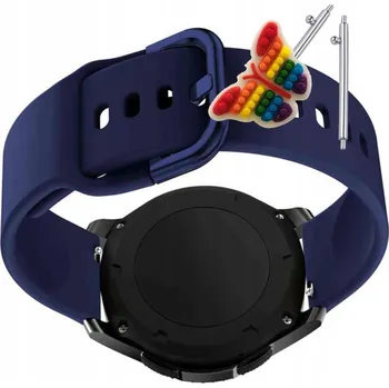 Pouzdro na mobilní telefon Pásek Řemínek pro Rubicon RNCE94, Silikon, tmavě modrá smyčka, nastavitelný