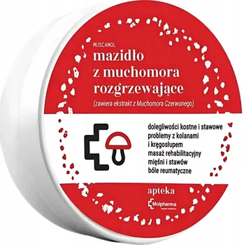 Masážní přípravek Hřejivá mast s extraktem z muchomůrky červené Amanita 200 ml