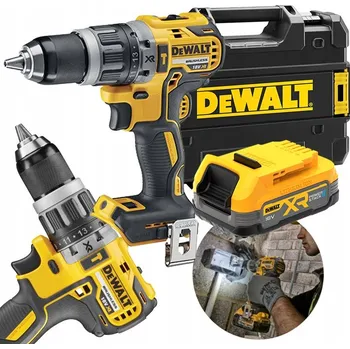 Vrtačka DEWALT 18V 1,7Ah XR PowerStack DCD796E1T rázová Aku Vrtačka
