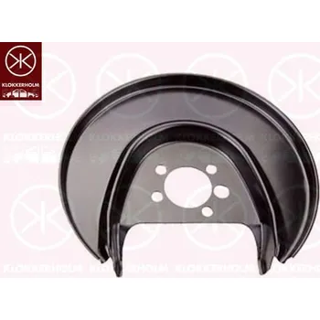 Brzdový kotouč Ochranný plech proti rozstřikování, brzdový kotouč KLOKKERHOLM 9505878