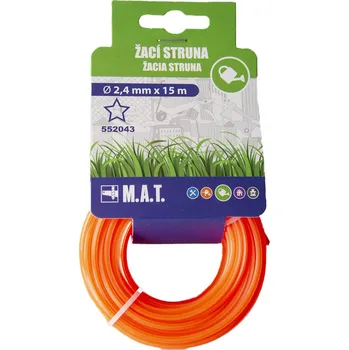 Struna do sekačky struna 2,4/15m hvězda 0.74 Kg MTA MAXMIX Sklad14 552043 ( MTA MAXMIX Sklad14 )