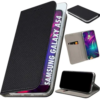 Pouzdro na mobilní telefon Flipové pouzdro gsmStyle pro Samsung Galaxy A54 Stojánek, Kapsa černé