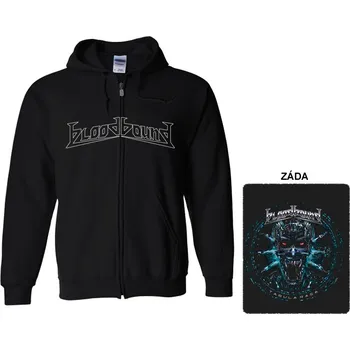 Pánská mikina Bloodbound - mikina s kapucí a zipem 2