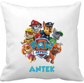 Polštář Polštář filmový, herní, knižní, komiksový, hudební Tlapková patrola 40 x 40 cm