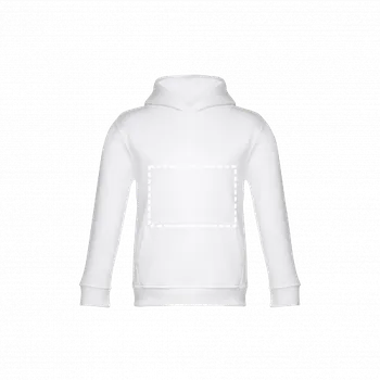 Chlapecká mikina THC PHOENIX KIDS WH. Dětská unisex mikina s kapucí 130 Chest, 290 x 200 Sítotisk (textil), 1 barva