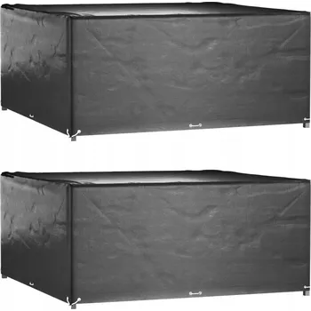 Krycí plachta Obaly na zahradní nábytek, 2 ks, 16 oček, 250x250x90 cm