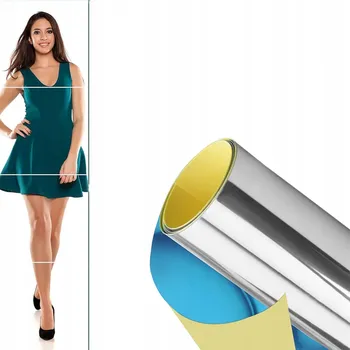 Samolepící dekorace SAMOLEPICÍ SAMOLEPKY ZRCADLOVÉ ZRCADLO K NALEPENÍ OBKLADOVÁ DESKA 200 X 30 cm