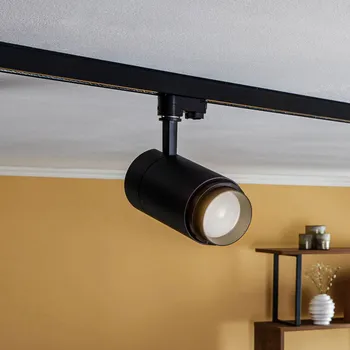 Lampička Arcchio Nanna LED track spot black 3000K 28W - Osvětlená hlava Ø 10 cm černá (RAL 9005) LED 28 W celkem - Doprava zdarma