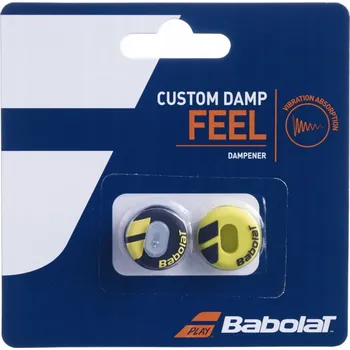 Tenisový vibrastop Tlumiče vibrací Babolat Custom Damp x2 černo-žluté