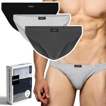 Slipy ATLANTIC 3BMP-230 Pánské slipy MINI 3-BALENÍ - L