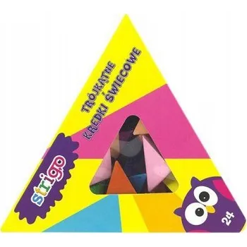 Pastelka Balení PASTELKY pro DĚTI voskovky trojhranné 24 ks STRIGO