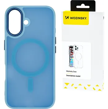 Pouzdro na mobilní telefon Pouzdro Wozinsky Fashion s MagSafe pro Samsung Galaxy S24 FE - modré