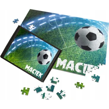 Puzzle Puzzle s motivem FOTBAL s VLASTNÍM JMÉNEM A4 110 dílků