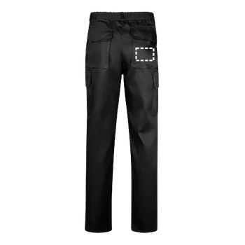 Pánské kalhoty VL MABON. Keprové kalhoty s více kapsami (200 g/m²), z bavlny (35 %) a polyesteru (65 %) 3 Back Pants, 100 x 70 Digitální Transfer, 13 barvy