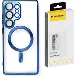 Wozinsky galvanicky potažený kryt Magsafe pro Samsung Galaxy S24 FE - modrý